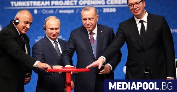 Държавните лидери на Русия Турция България и Сърбия отвъртяха в