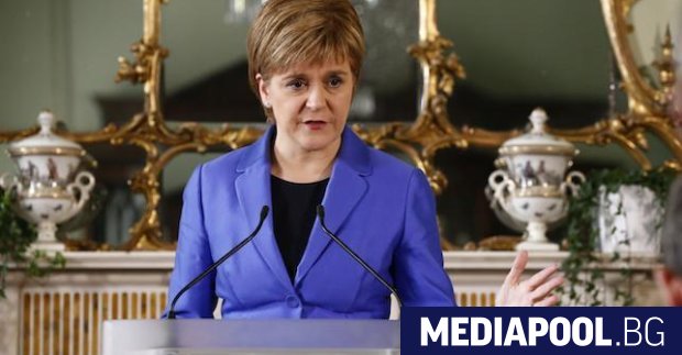 Привържениците на независимостта а Шотландия мнозинството от които се противопоставят