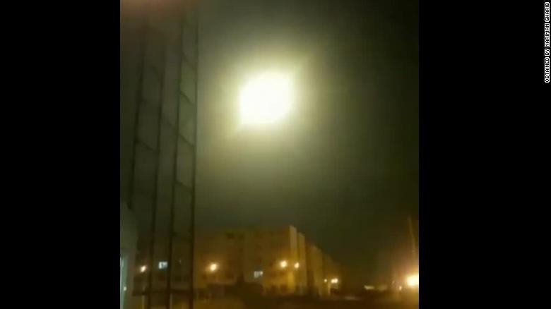 Видео показва ракетния удар по украинския самолет край Техерен