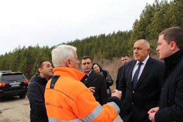 Кадър от инспекцията на Борисов, сн. МС