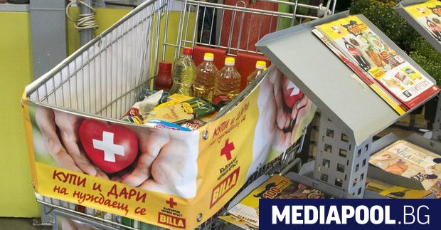 Общо 21 720 кг хранителни продукти купиха за нуждаещи се