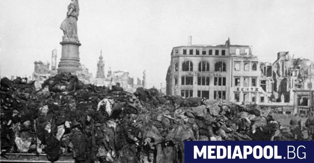 Дрезден сега бе като повърхността на Луната само минерали