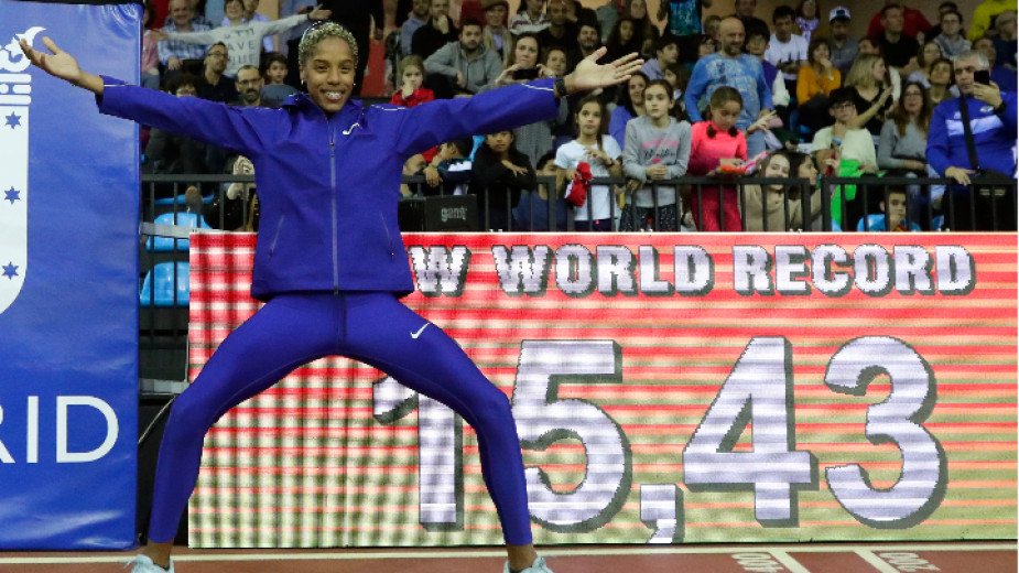 Венецуелка подобри 16-годишния световен рекорд на троен скок