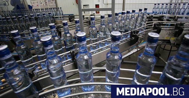 Износът на водка от Русия през януари тази година е
