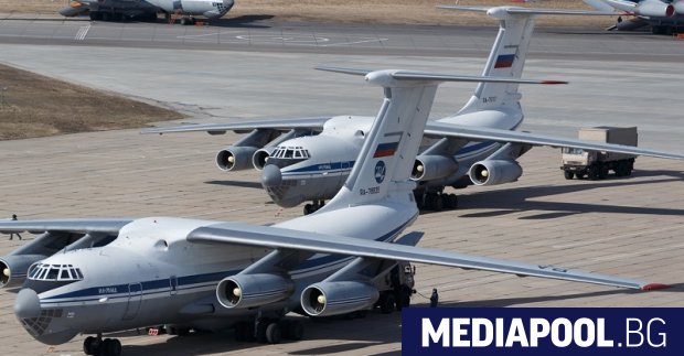 Десети самолет Ил-76 на военно-транспортната авиация на Военно-космическите сили на