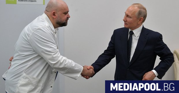 Лекарят, който миналата седмица разведе руския президент Владимир Путин из