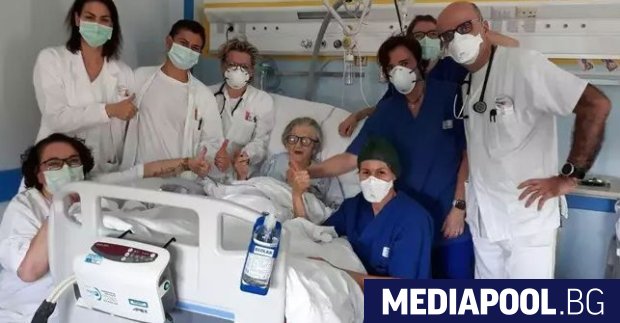 95-годишна баба стана най-възрастният човек в Италия, излекуван от коронавирус.
