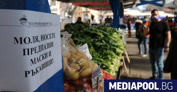 Пазарите в София отново са отворени от понеделник 20 април
