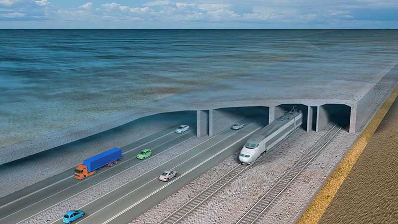 Догодина Дания започва строителството на най-дългия подводен тунел в света