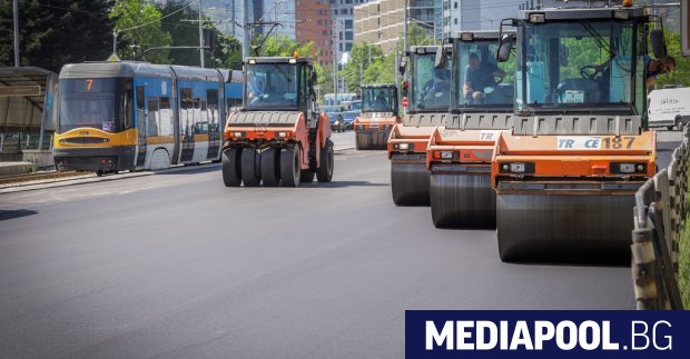 Участъкът от столичния бул България в отсечката между булевардите Гоце