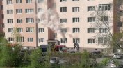 Пожар горя в апартамент в Перник