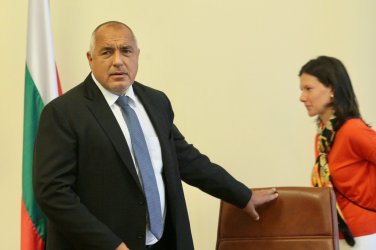 Борисов с началника на кабинета си Деница Желева, сн. БГНЕС