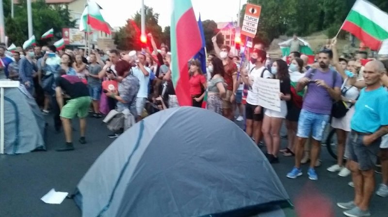 Протестът в Пловдив, бТВ