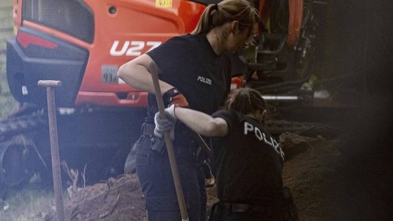 Германската полиция претърсва градина в разследването по случая Мадлин Маккан
