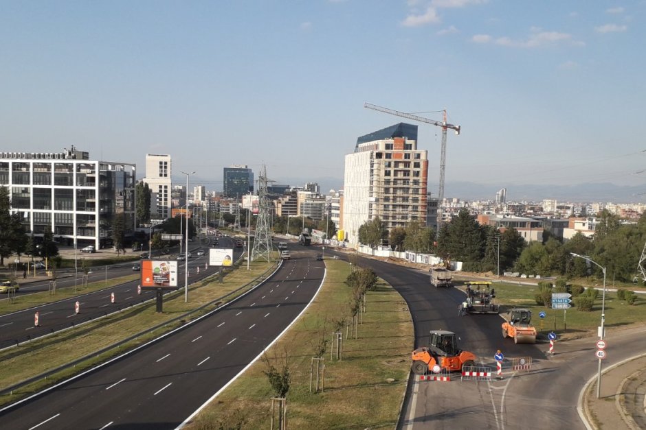 Възстановено е движението по столичния булевард "България"