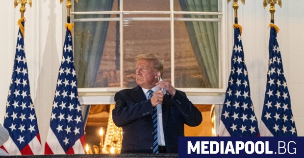 Президентът на САЩ Доналд Тръмп напусна военната болница Уолтър Рийд