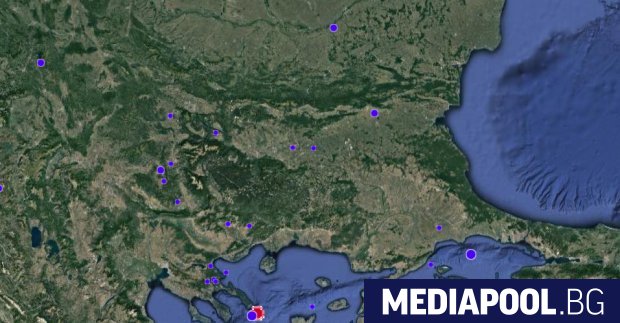 Силно земетресение в Гърция е усетено на много места в