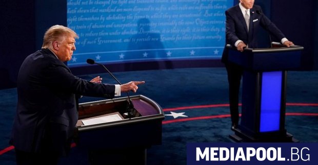 Първият телевизионен дебат между президента републиканец Доналд Тръмп и кандидата
