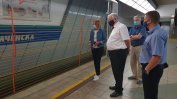 "Въжени" прегради монтират по първата линия на метрото