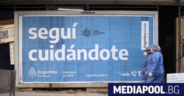 Броят на смъртните случаи от Covid 19 в Аржентина надхвърли 25