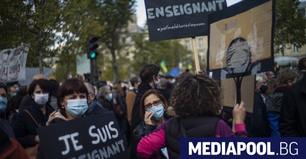 Убиецът на френския учител по история Самюел Пати изпратил аудио