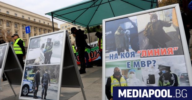 Най големият полицейски синдикат в МВР започна активни протестни действия Униформените