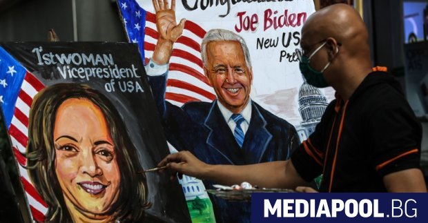 Камала Харис се отправя към Белия дом като вицепрезидент на