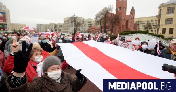 Над 1000 души са били задържани при протестите в Беларус