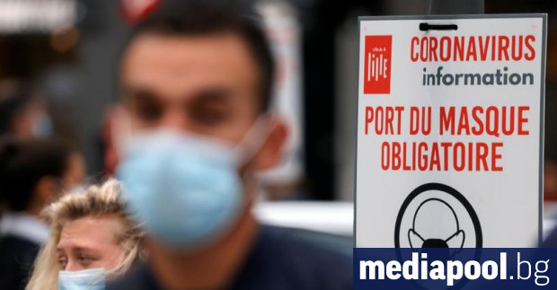 Френските здравни власти регистрираха 58 046 нови заразявания с коронавирус