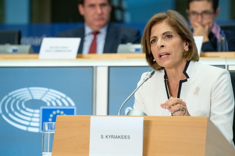 Стела Кириакидес, европейски комисар по здравеопазването и безобасността на храните