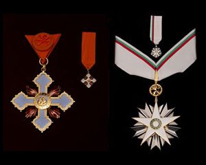 Ордените "Св. Св. Кирил и Методий" и "Стара планина", първа степен  