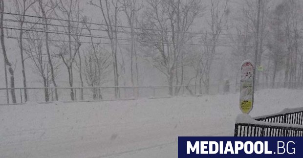 Студена вълна доведе до обилни снеговалежи в Япония метеорологичните служби
