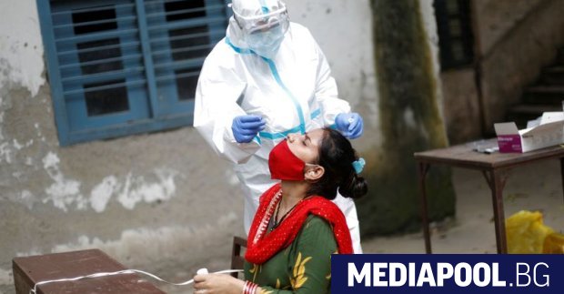 Индия съобщи днес за най-малко нови случаи на коронавирус за