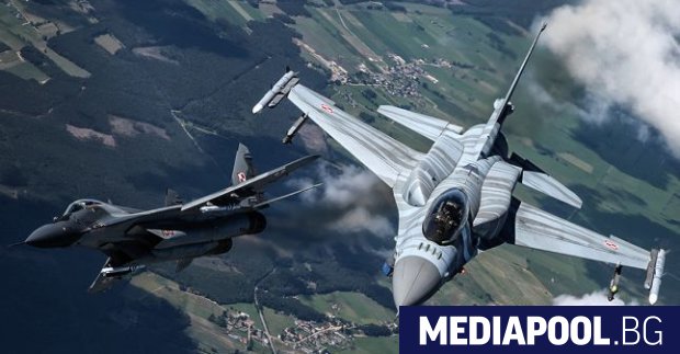 Въздушните сили на НАТО в цяла Европа са се издигали