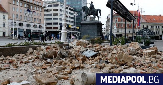 Три силни земетресения за 20 минути разлюляха Хърватия съобщиха местните