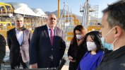 Борисов приветства азерския газ край Петрич, след като Вучич посрещна руския
