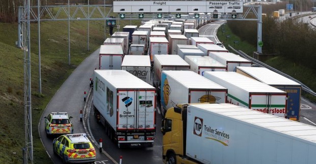 Износът от пристанищата на Великобритания към Европейския съюз е намалял