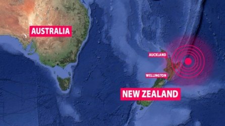 Земетресение с магнитуд от 6,9 край Нова Зеландия; има опасност от цунами