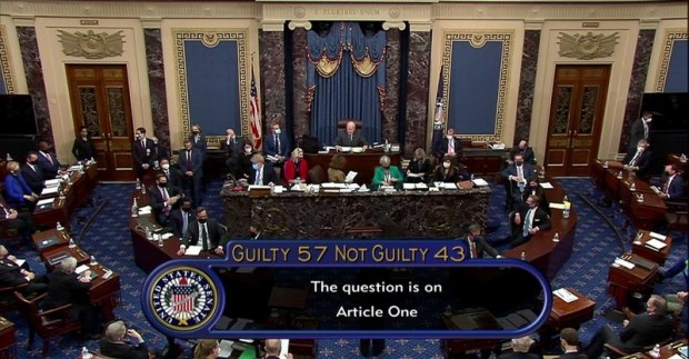 Сенатът на САЩ не събра мнозинство две трети от гласовете,