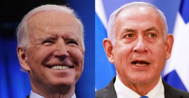Американският президент Джо Байдън и израелският министър председател Бенямин Нетаняху проведоха