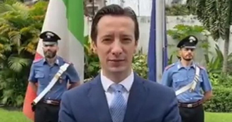Посланикът на Италия в ДР Конго Лука Атанасио