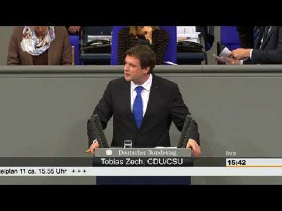 Тобиас Цехт, представляващ Християнсоциалния съюз в Бундестага