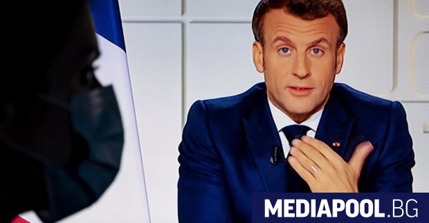 Френският президент Еманюел Макрон определи като неприемливо струпването на руски