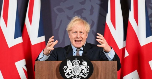 Британският премиер Борис Джонсън заяви че правителството му се надява