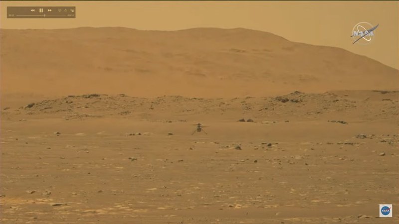 Хеликоптер на НАСА извърши първи полет на Марс