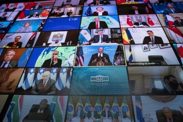 Байдън събра виртуално 40 световни лидери, сн. ЕПА/БГНЕС