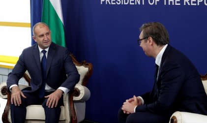 Ручен Радев и Александър Вучич