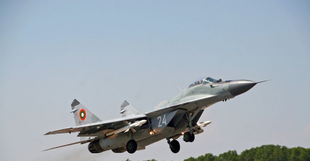 Изтребител МиГ 29 на българските Военновъздушни сили е паднал тази