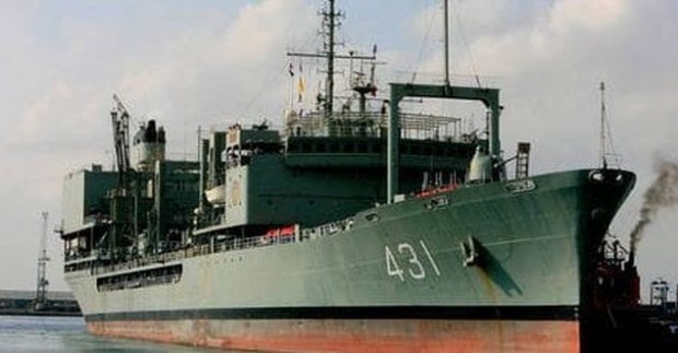 Най големият кораб в иранския военноморски флот потъна в Оманския залив