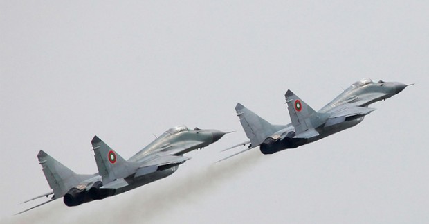 Изтребител МиГ 29 на българските Военновъздушни сили е паднал тази